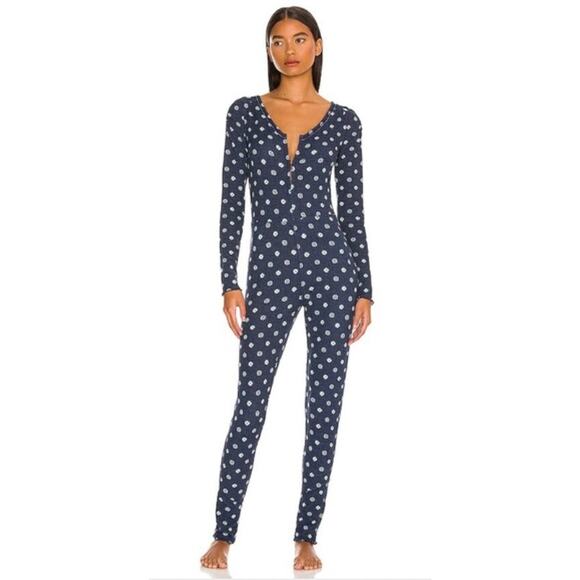 Intimately Free People Home Alone Long John Thermal Jumpsuit XS - Picture 1 of 6